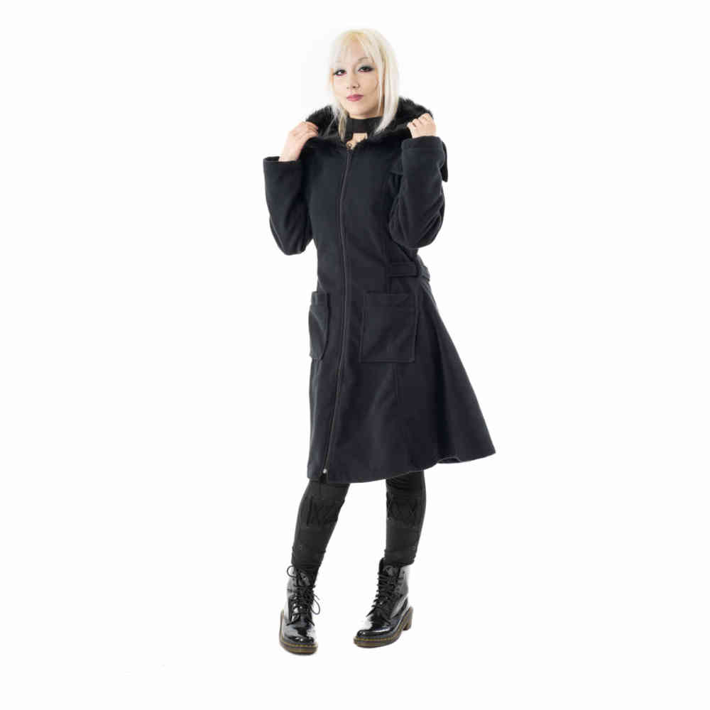 Poizen Industries - Janie Manteau d'hiver - Noir